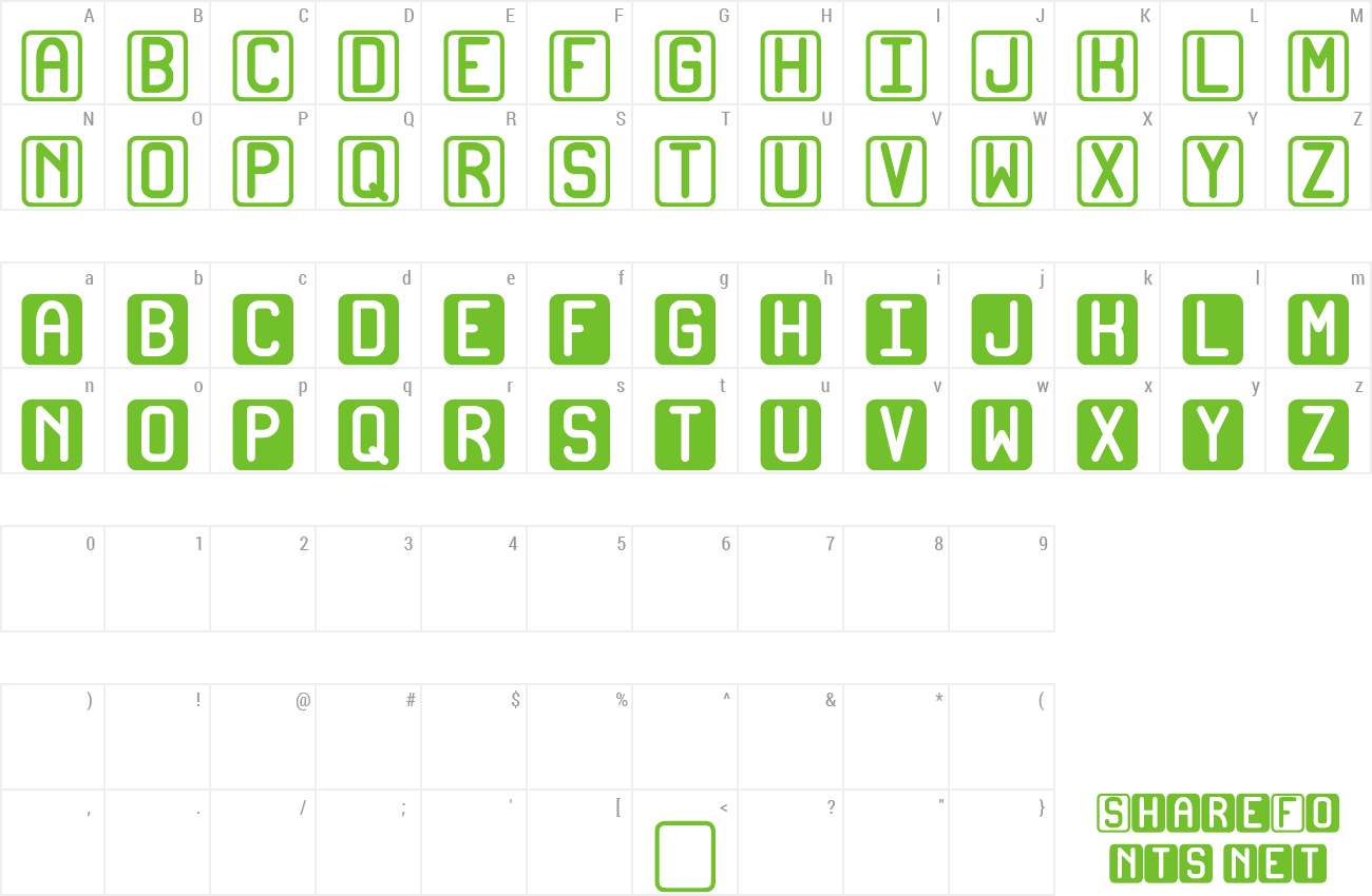 Font Bicolors preview